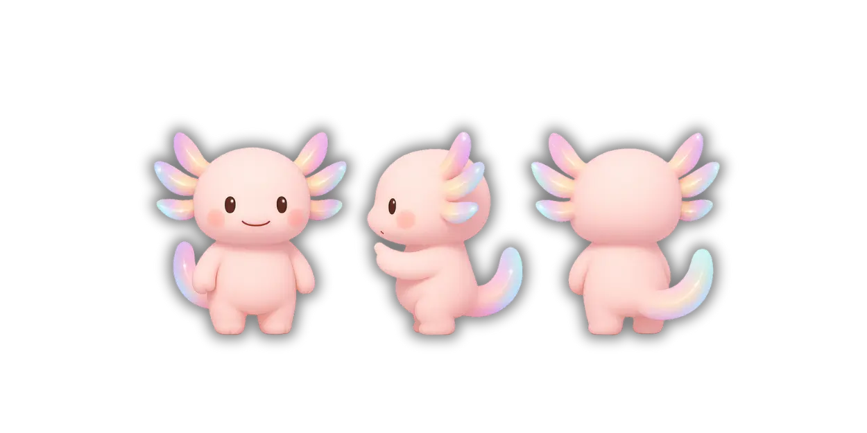 Bé Xô - Axolotl - Linh vật Tạp Quá Nhà Cam