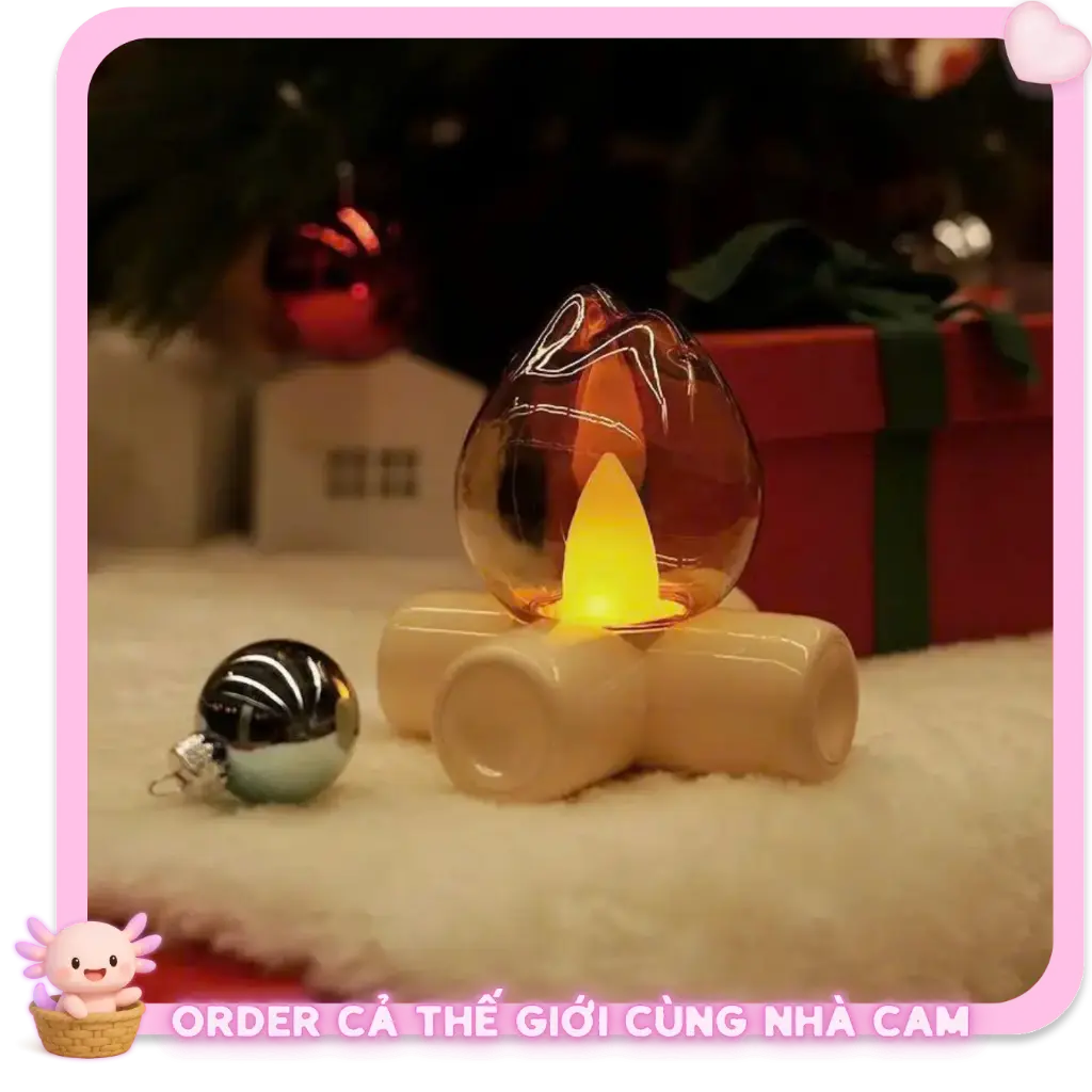 Đèn Ngủ Dễ Thương Tài Lộc (Wealth Lamp), Đèn LED Sạc Pin Decor Bàn Học, Phòng Ngủ Ấm Áp Kiểu Hàn Quốc
