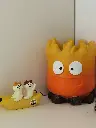 Hộp Đựng Bút Ngọn Lửa Đáng Yêu Decor Góc Học Tập