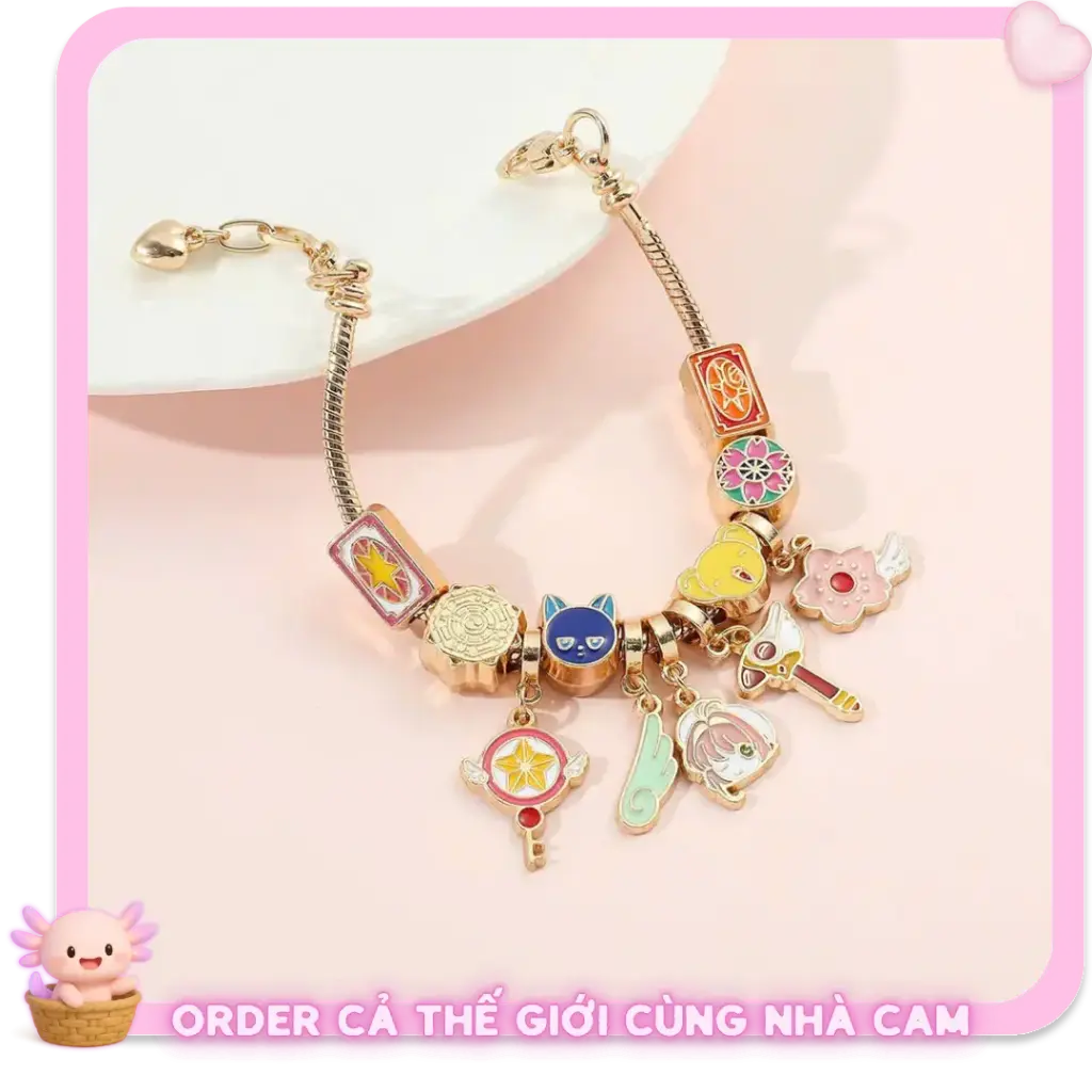 Vòng Tay Charm Cardcaptor Sakura - "Vé Về Tuổi Thơ" Dành Cho Bạn