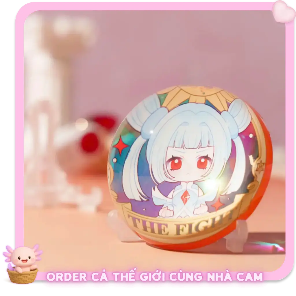 Quả Cầu Pha Lê Sakura Hologram - Hộp Mù Phép Thuật Ngẫu Nhiên - Tạp Quá Nhà Cam