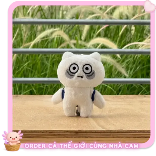 [HÀNG CHÍNH HÃNG] Móc Khóa Gấu Bông Cute Bé Tỉnh Táo (Awakekid) 15cm, Móc Treo Balo, Quà Tặng Dân Văn Phòng Hài Hước, Tạp Quá Nhà Cam