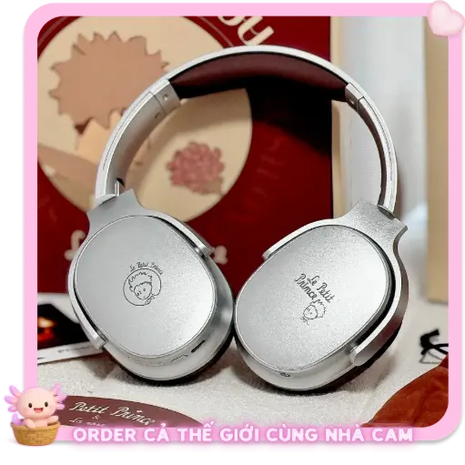 [HÀNG CHÍNH HÃNG] Tai Nghe Bluetooth Hoàng Tử Bé (Le Petit Prince) Tai Nghe Chụp Tai Retro, Quà Tặng Ý Nghĩa, Tạp Quá Nhà Cam