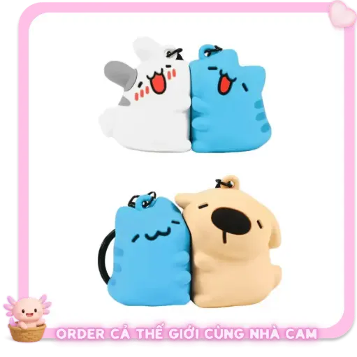 [Hàng chính hãng] móc khoá nam châm "cái ôm" bugcat capoo, hàng order đài loan