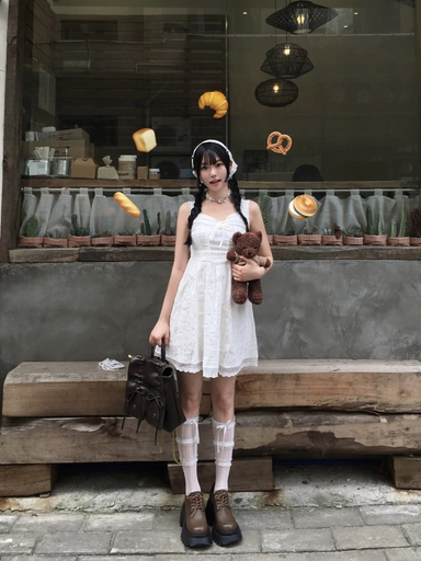 Đầm Ren Trắng Babydoll – Váy Dáng Xoè Cổ Tích Cực Xinh | Nhà Cam