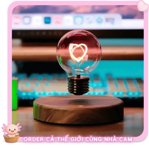 Đèn Ngủ Bay Lơ Lửng Để Bàn, Đèn Từ Tính Decor Độc Lạ, Quà Tặng Công Nghệ, Tạp Quá Nhà Cam