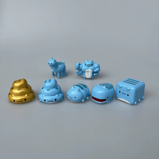 Capoo Figure – Mèo Côn Trùng Mô Hình Siêu Đáng Yêu