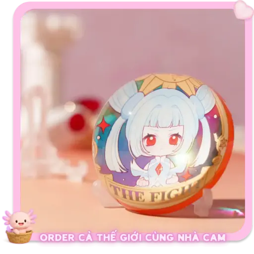 Quả Cầu Pha Lê Sakura Hologram - Hộp Mù Phép Thuật Ngẫu Nhiên - Tạp Quá Nhà Cam